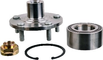 Angle View of Front Axle Bearing and Hub Assembly Repair Kit SKF BR930580K