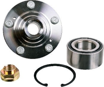 Front View of Front Axle Bearing and Hub Assembly Repair Kit SKF BR930580K