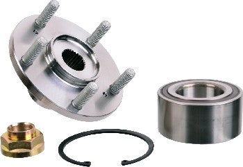 Side View of Front Axle Bearing and Hub Assembly Repair Kit SKF BR930580K