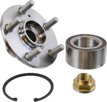 Angle View of Front Axle Bearing and Hub Assembly Repair Kit SKF BR930582K