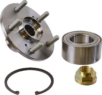 Angle View of Front Axle Bearing and Hub Assembly Repair Kit SKF BR930583K