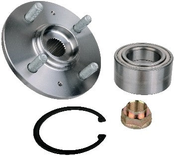 Front View of Front Axle Bearing and Hub Assembly Repair Kit SKF BR930589K