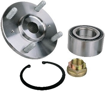 Top View of Front Axle Bearing and Hub Assembly Repair Kit SKF BR930591K