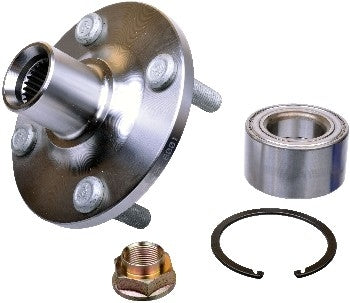 Angle View of Front Axle Bearing and Hub Assembly Repair Kit SKF BR930599K