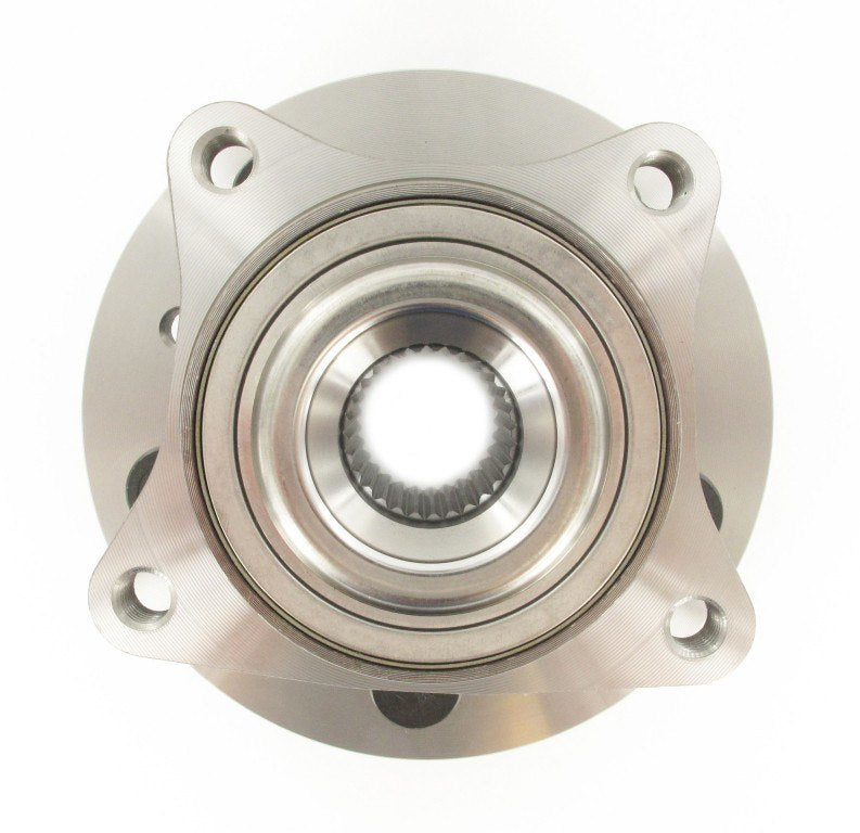 Front View of Front Axle Bearing and Hub Assembly SKF BR930604