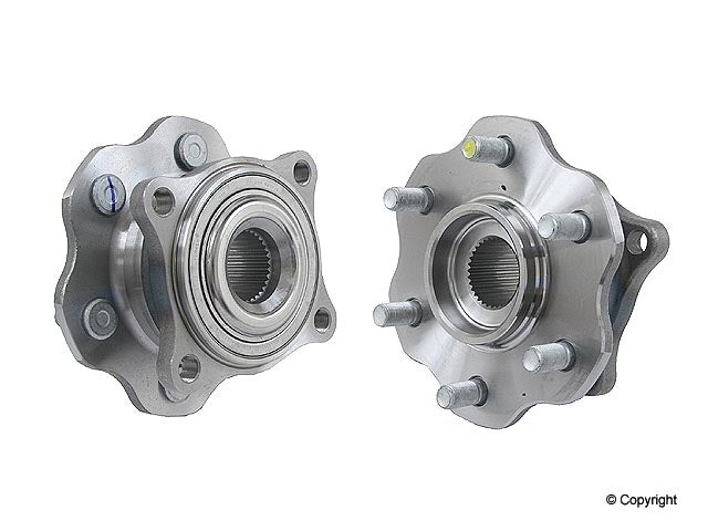 Front View of Rear Axle Bearing and Hub Assembly SKF BR930605