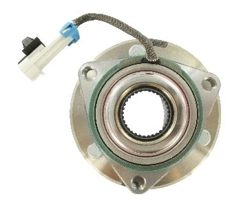 Top View of Front Axle Bearing and Hub Assembly SKF BR930627