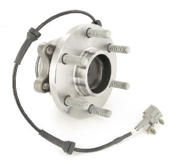 Angle View of Front Axle Bearing and Hub Assembly SKF BR930659