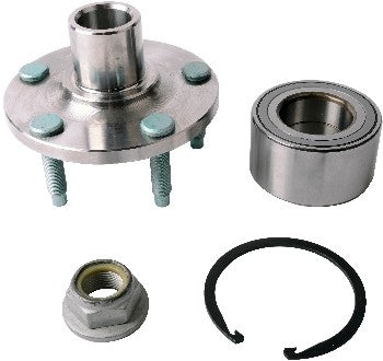 Front View of Front Axle Bearing and Hub Assembly Repair Kit SKF BR930676K