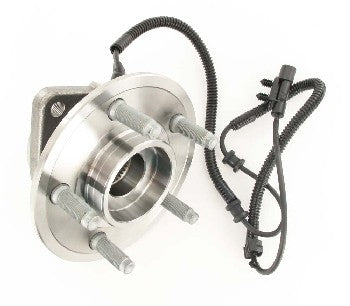 Angle View of Front Axle Bearing and Hub Assembly SKF BR930697