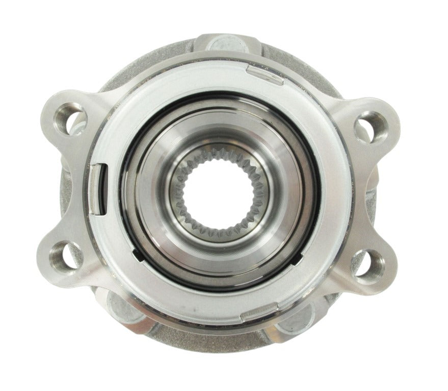 Front View of Front Axle Bearing and Hub Assembly SKF BR930715