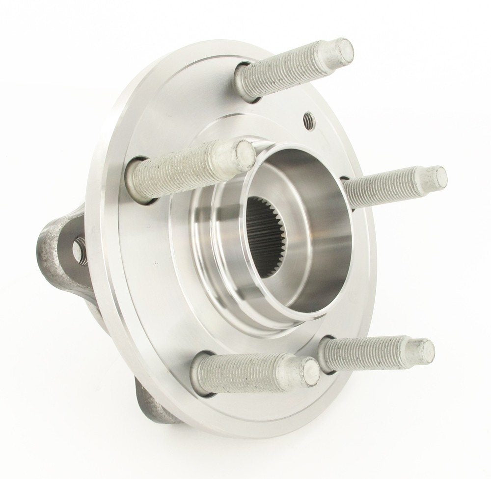 Angle View of Front Axle Bearing and Hub Assembly SKF BR930727