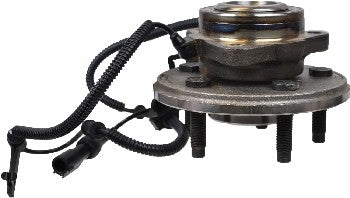 Angle View of Front Axle Bearing and Hub Assembly SKF BR930741