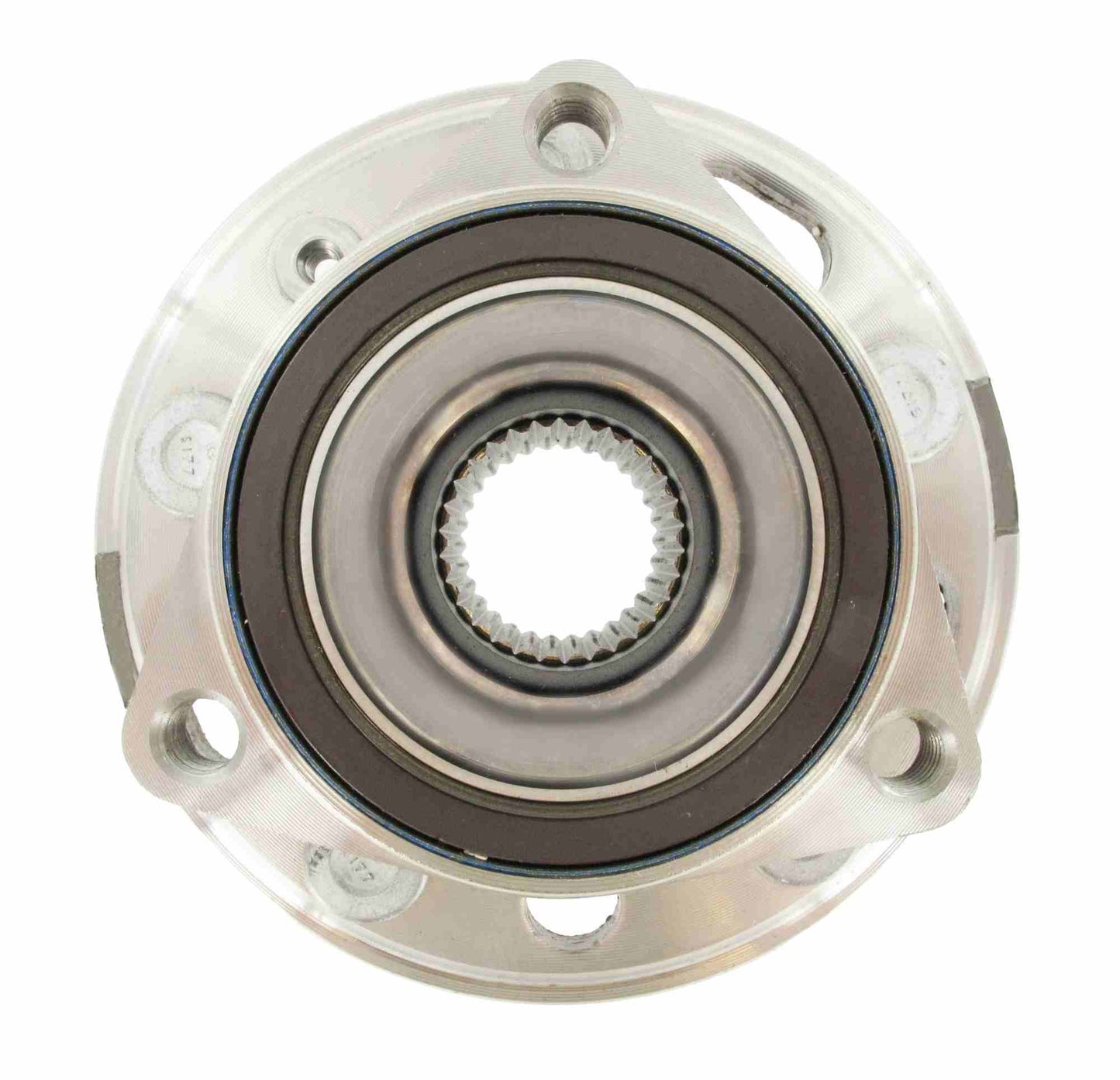 Front View of Front Axle Bearing and Hub Assembly SKF BR930777