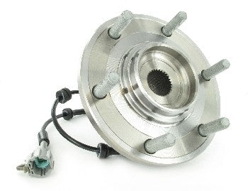 Angle View of Front Axle Bearing and Hub Assembly SKF BR930829