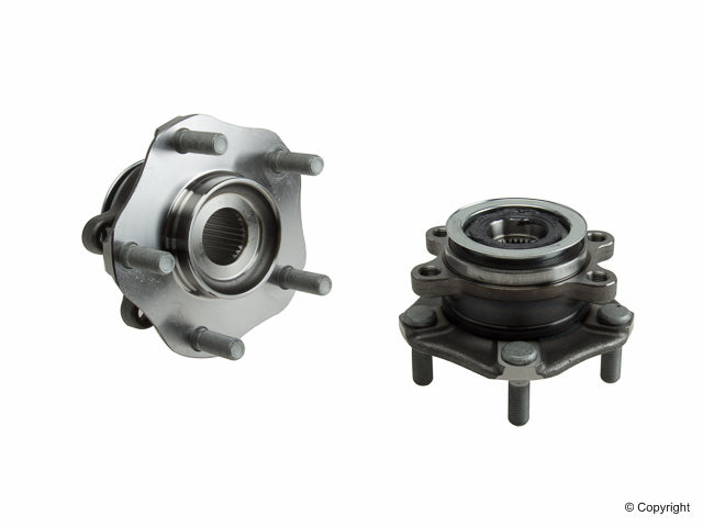 Front View of Front Axle Bearing and Hub Assembly SKF BR930872