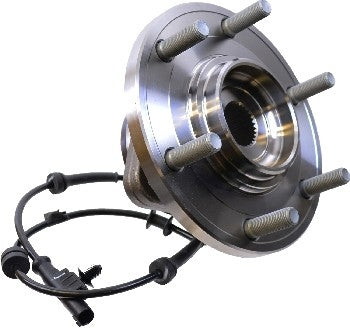 Angle View of Front Axle Bearing and Hub Assembly SKF BR930886