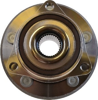 Front View of Front Axle Bearing and Hub Assembly SKF BR930907