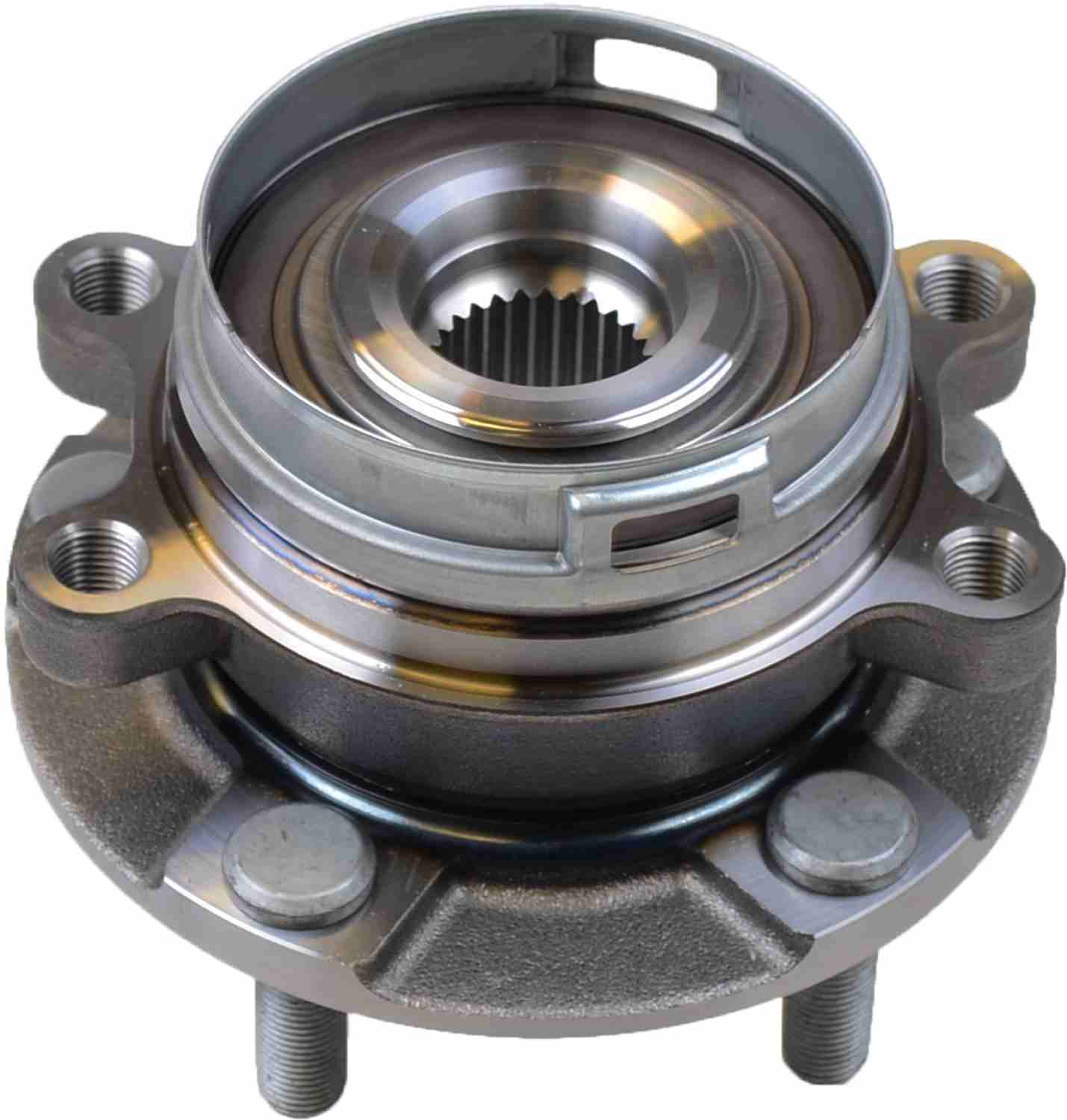 Front View of Front Axle Bearing and Hub Assembly SKF BR930927