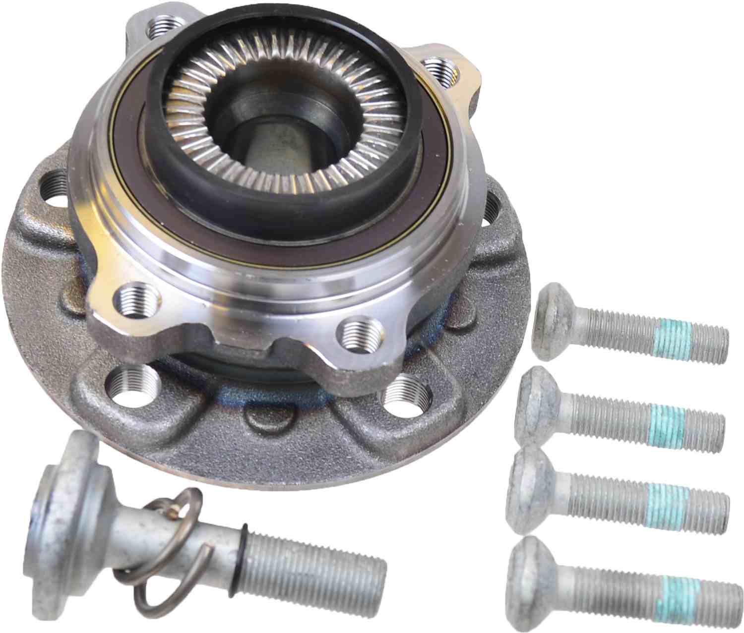 Front View of Front Axle Bearing and Hub Assembly SKF BR930929K