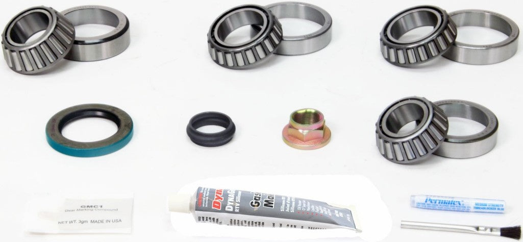 Front View of Rear Axle Differential Bearing and Seal Kit SKF SDK335