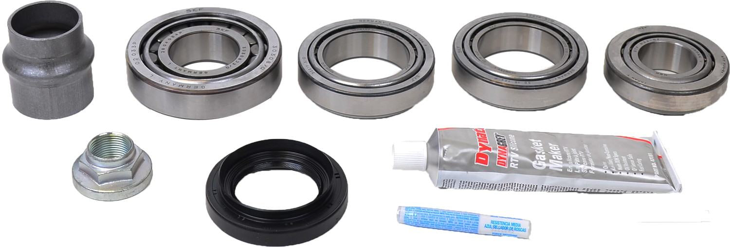 Front View of Rear Axle Differential Bearing and Seal Kit SKF SDK381