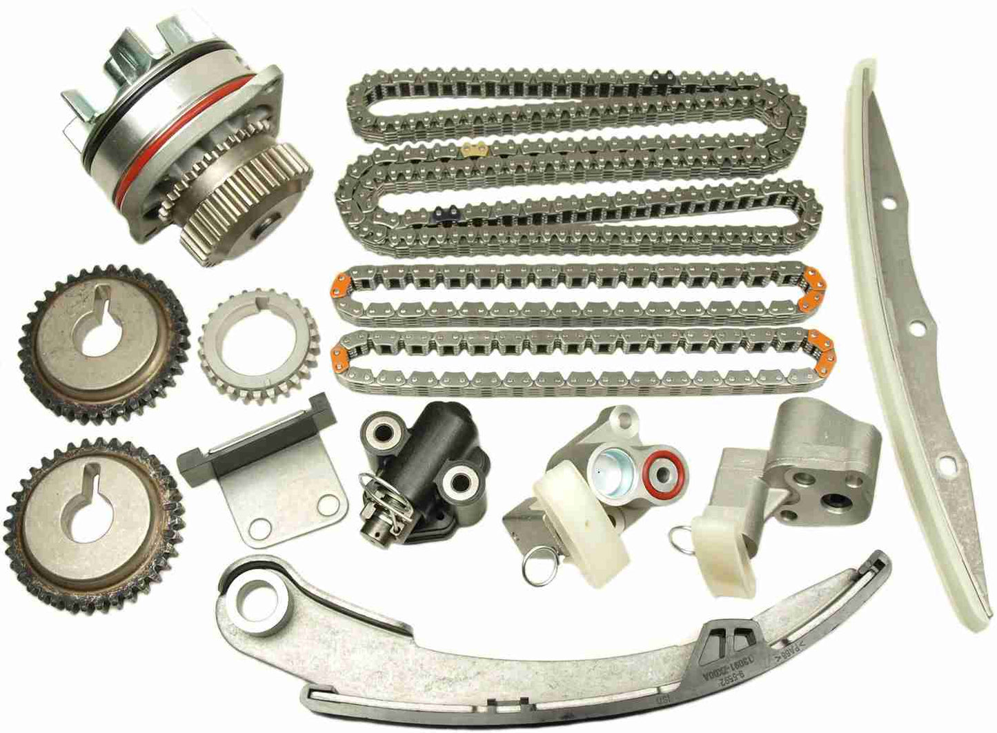 Front View of Engine Timing Chain Kit with Water Pump CLOYES 9-0720SWP