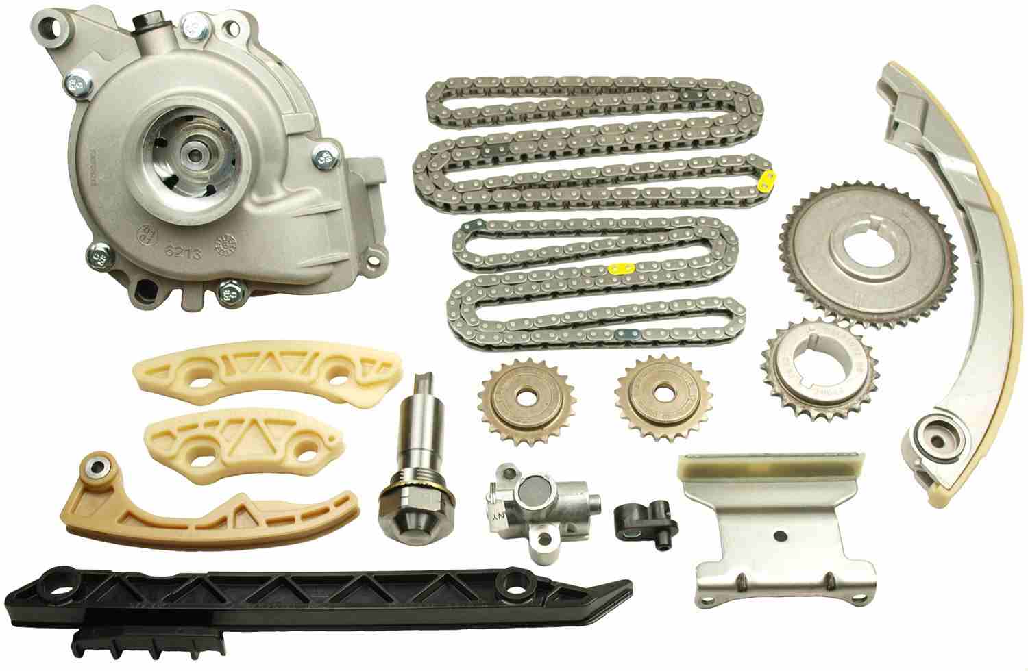 Kit View of Front Engine Timing Chain Kit with Water Pump CLOYES 9-4201SAWP