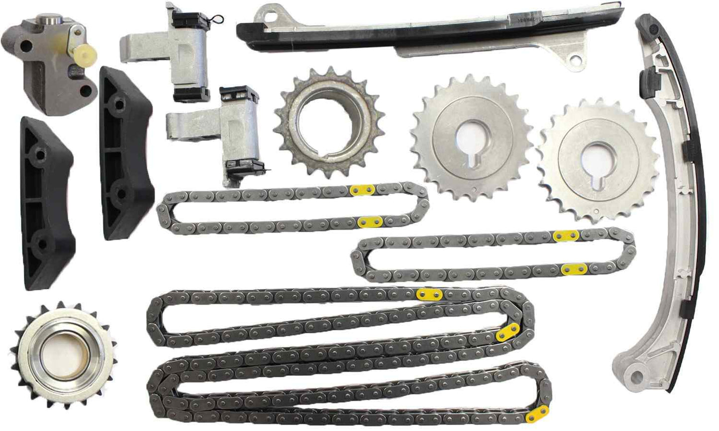 Top View of Front Engine Timing Chain Kit CLOYES 9-4217S