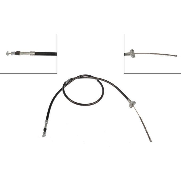 Front View of Rear Left Parking Brake Cable DORMAN C660045