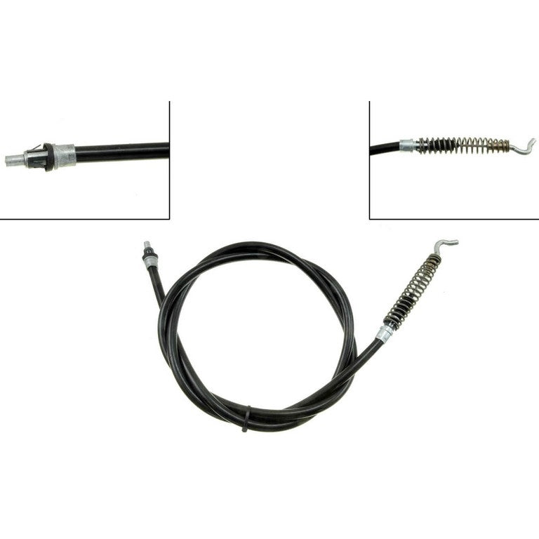 Front View of Rear Left Parking Brake Cable DORMAN C660078