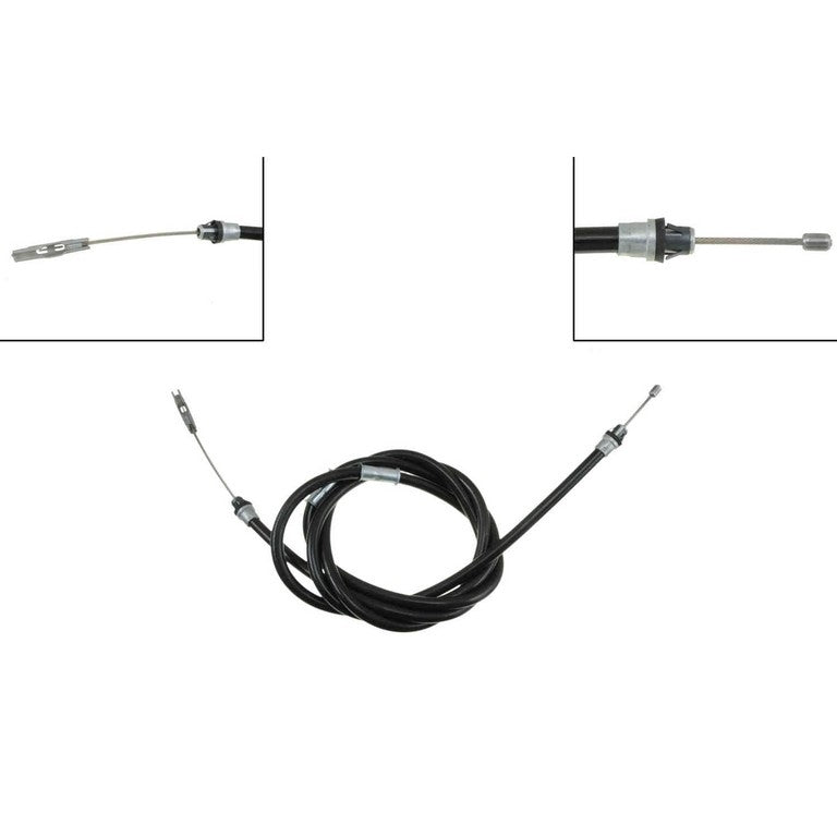 Front View of Rear Right Parking Brake Cable DORMAN C660097