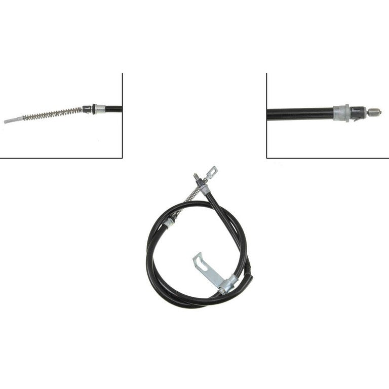 Front View of Rear Right Parking Brake Cable DORMAN C660104