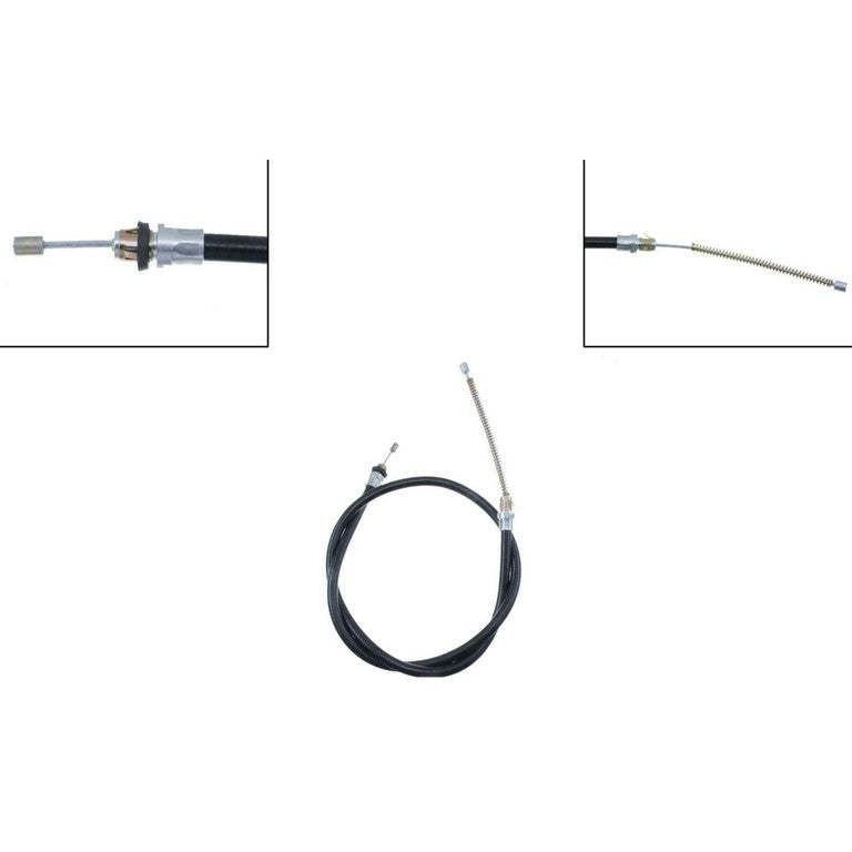 Front View of Rear Left Parking Brake Cable DORMAN C660112