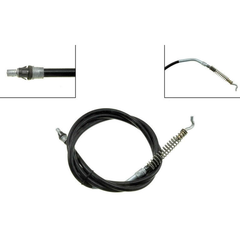 Front View of Rear Left Parking Brake Cable DORMAN C660116