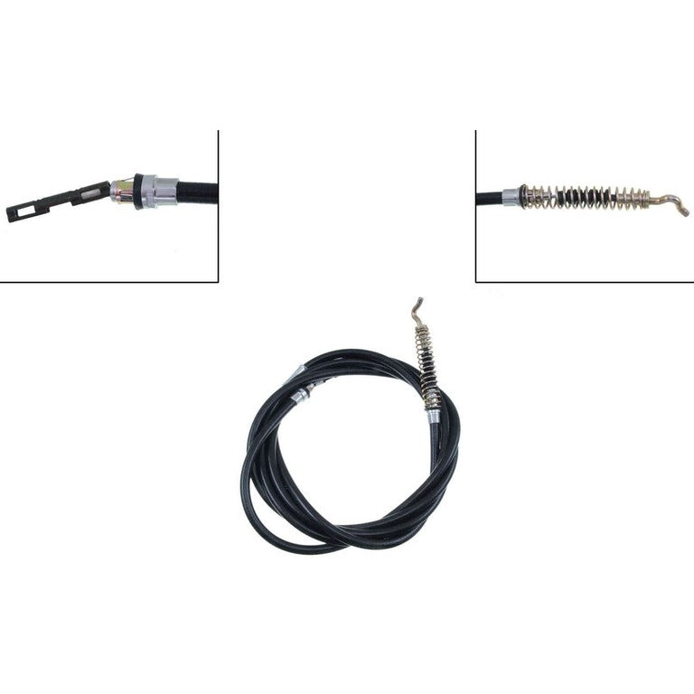 Front View of Rear Right Parking Brake Cable DORMAN C660118