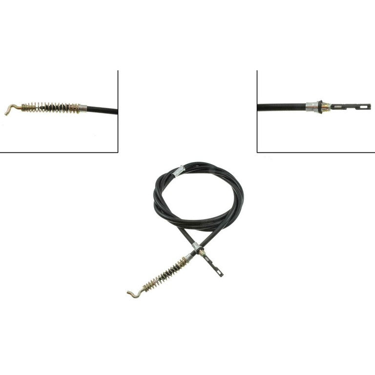 Front View of Rear Right Parking Brake Cable DORMAN C660119