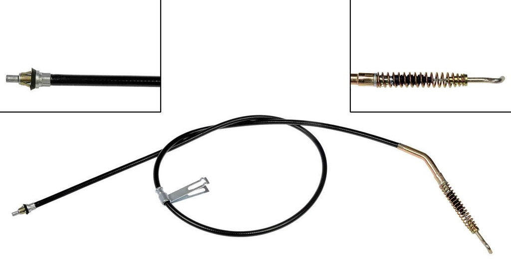 Front View of Rear Right Parking Brake Cable DORMAN C660120