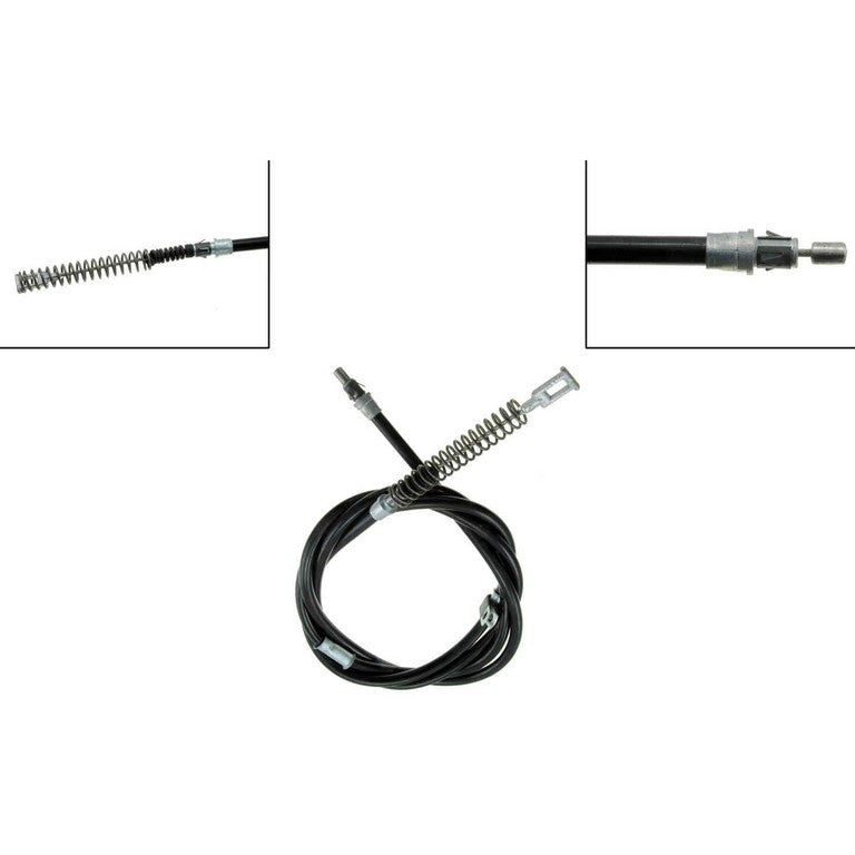 Front View of Rear Right Parking Brake Cable DORMAN C660200