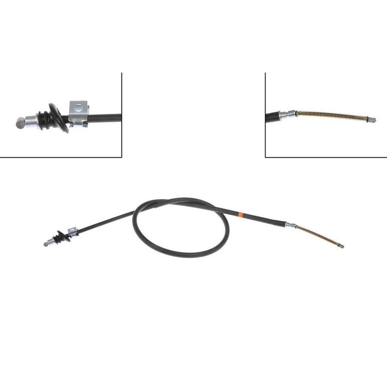 Front View of Rear Left Parking Brake Cable DORMAN C660232