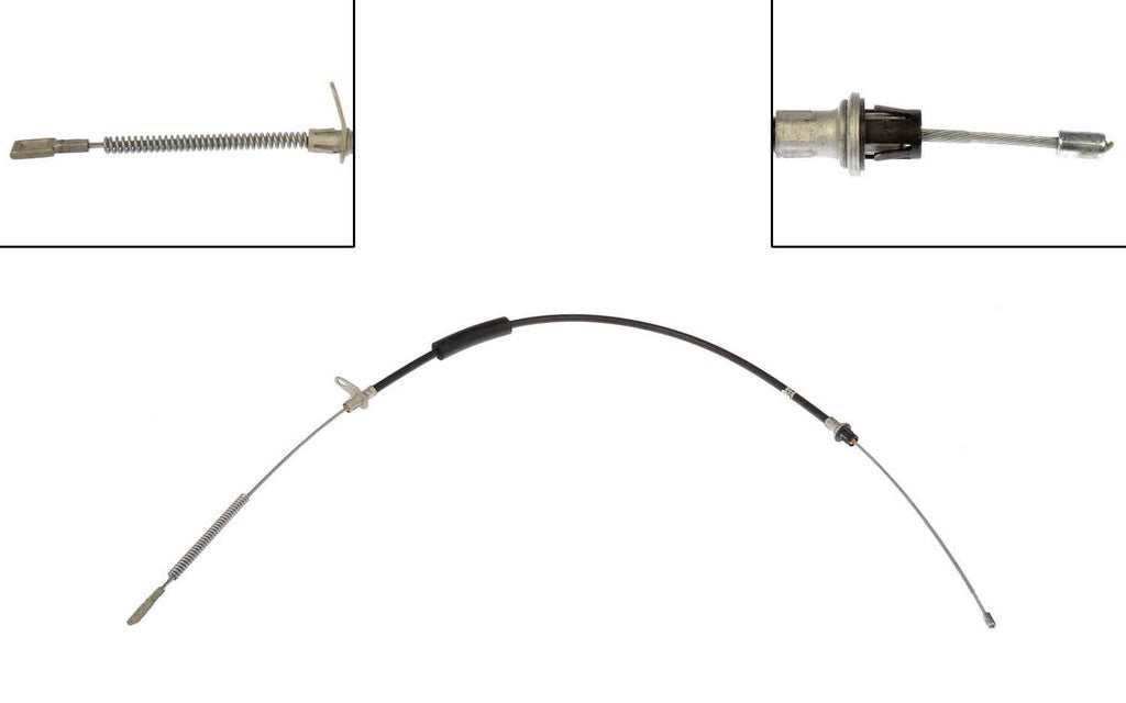 Front View of Rear Right Parking Brake Cable DORMAN C660260