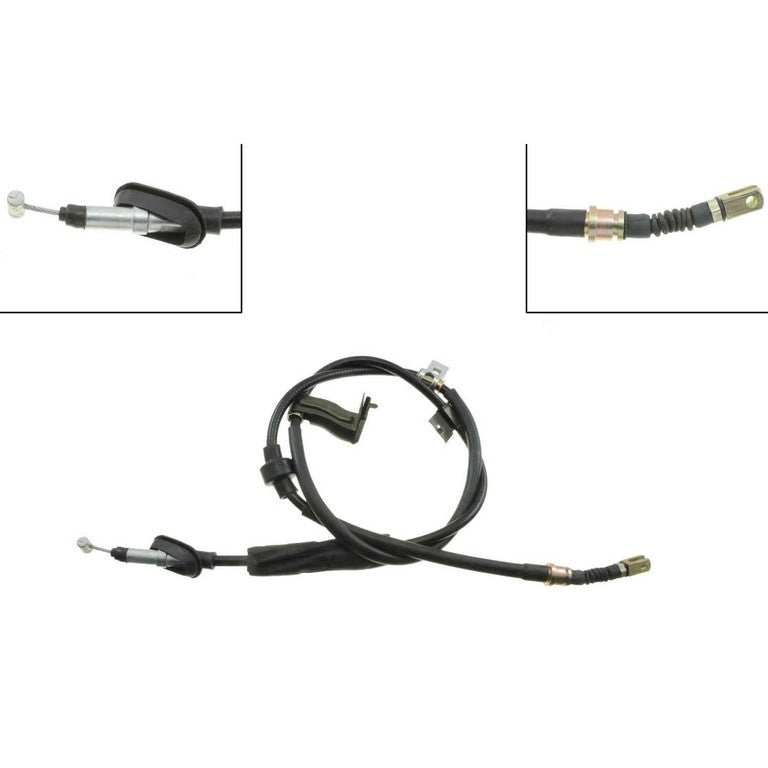 Front View of Rear Right Parking Brake Cable DORMAN C660275