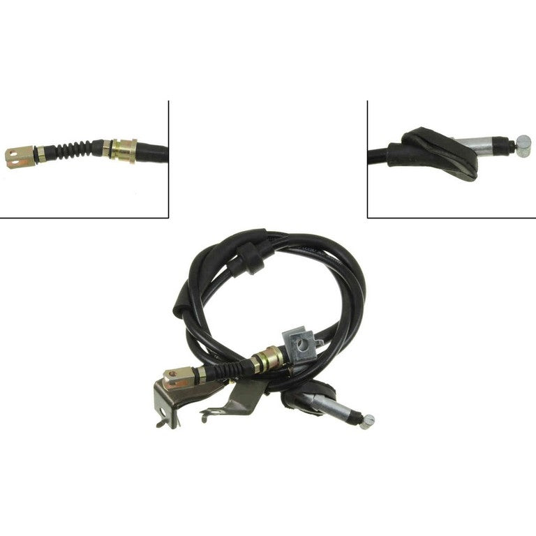 Front View of Rear Left Parking Brake Cable DORMAN C660276