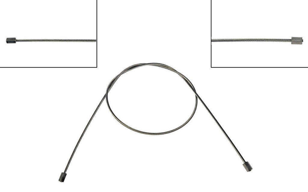 Front View of Parking Brake Cable DORMAN C660397