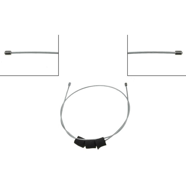 Front View of Parking Brake Cable DORMAN C660398