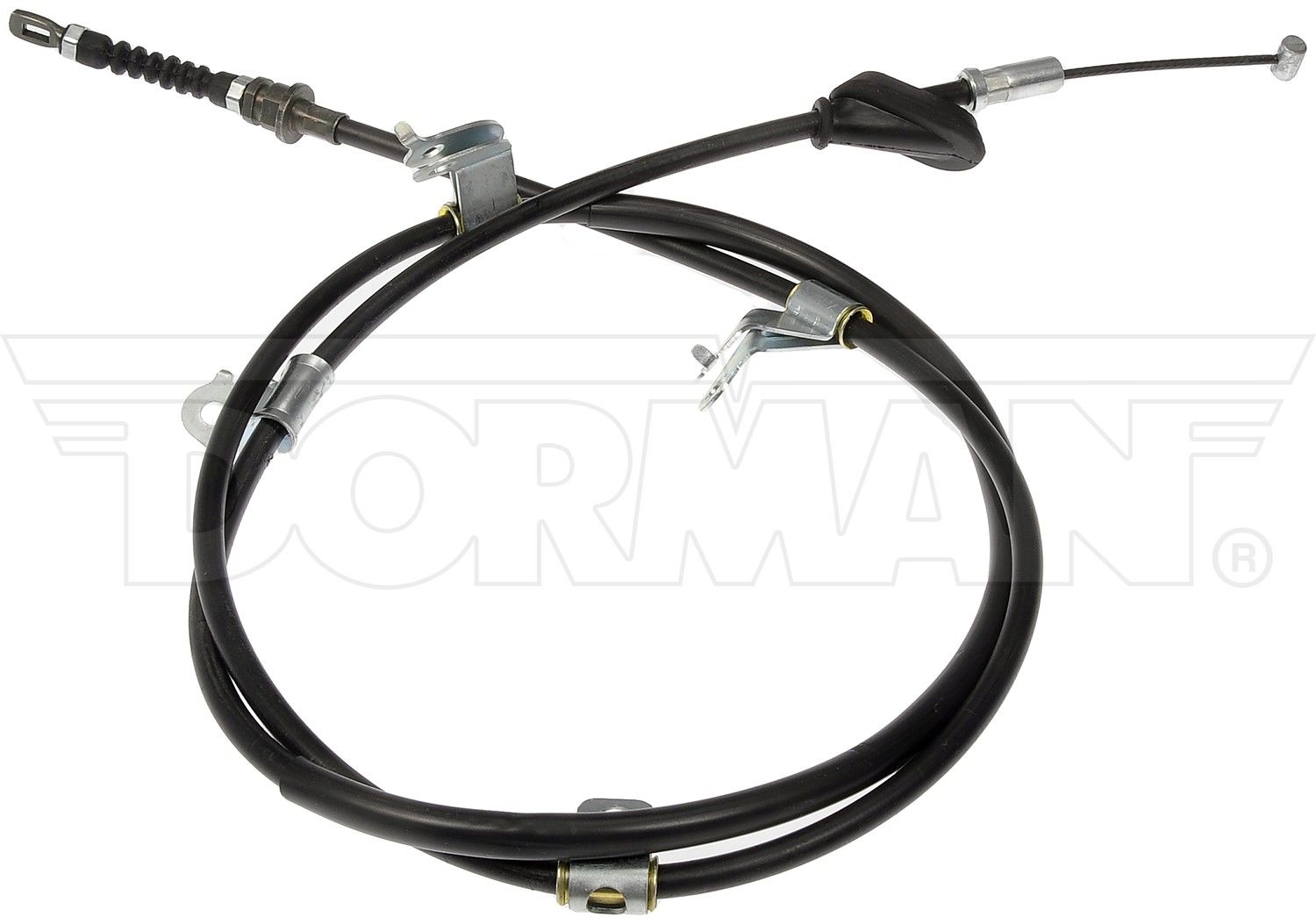 Top View of Rear Right Parking Brake Cable DORMAN C660741