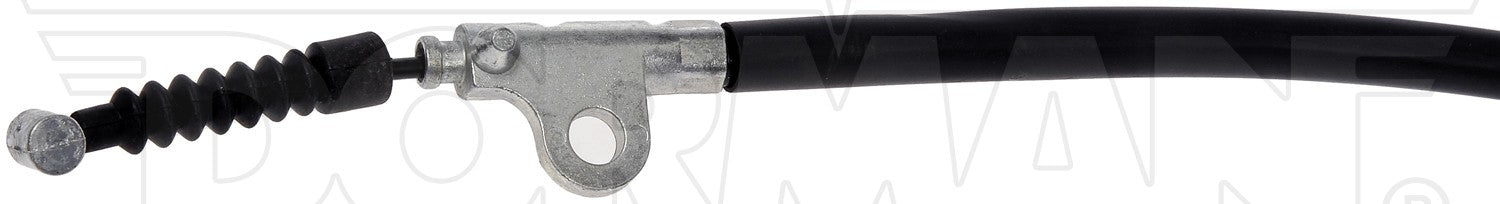 Side View of Rear Right Parking Brake Cable DORMAN C661154