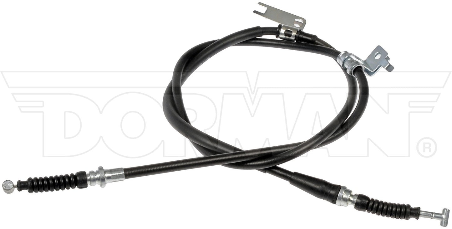 Angle View of Rear Left Parking Brake Cable DORMAN C661402