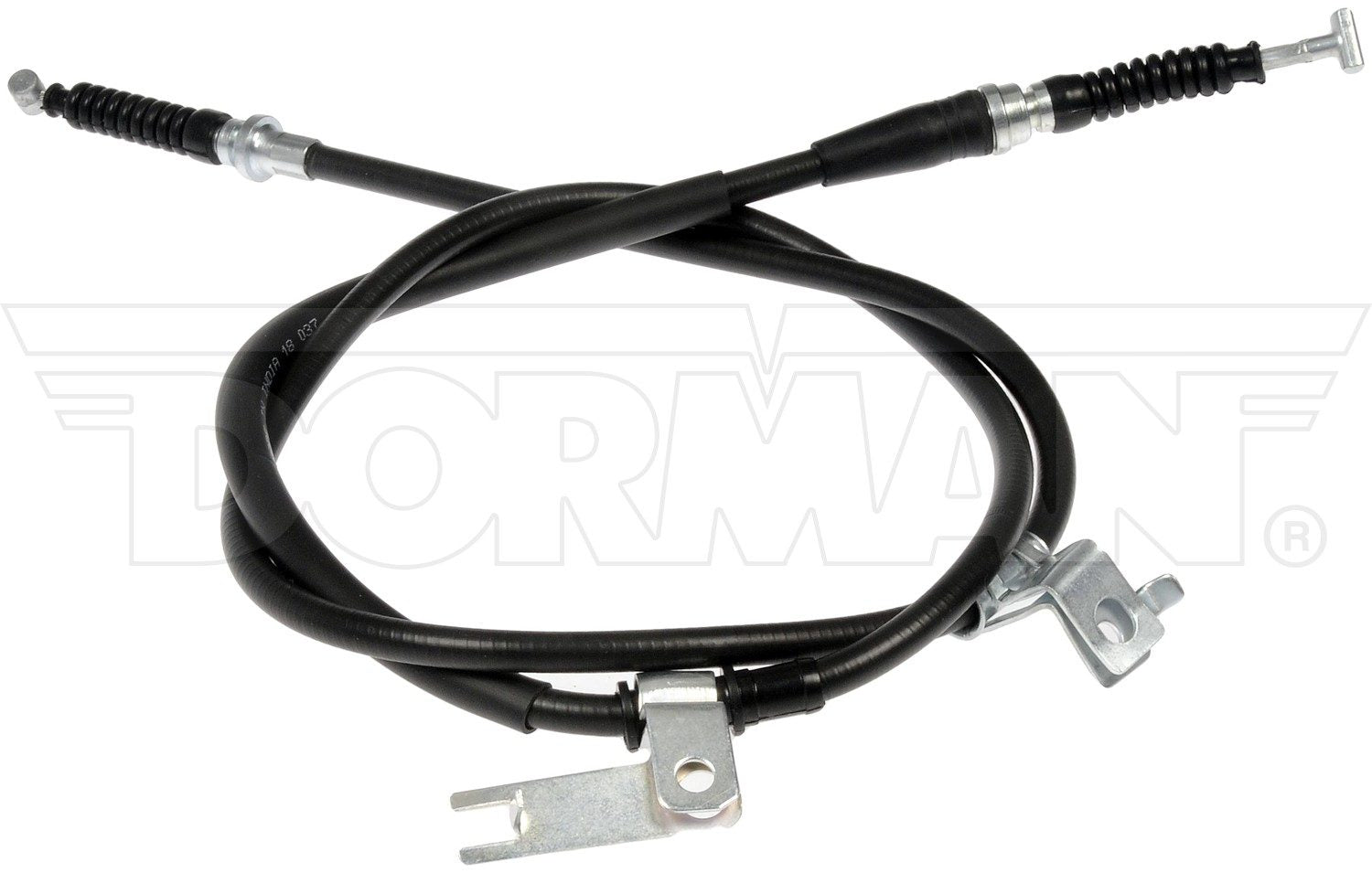 Top View of Rear Left Parking Brake Cable DORMAN C661402