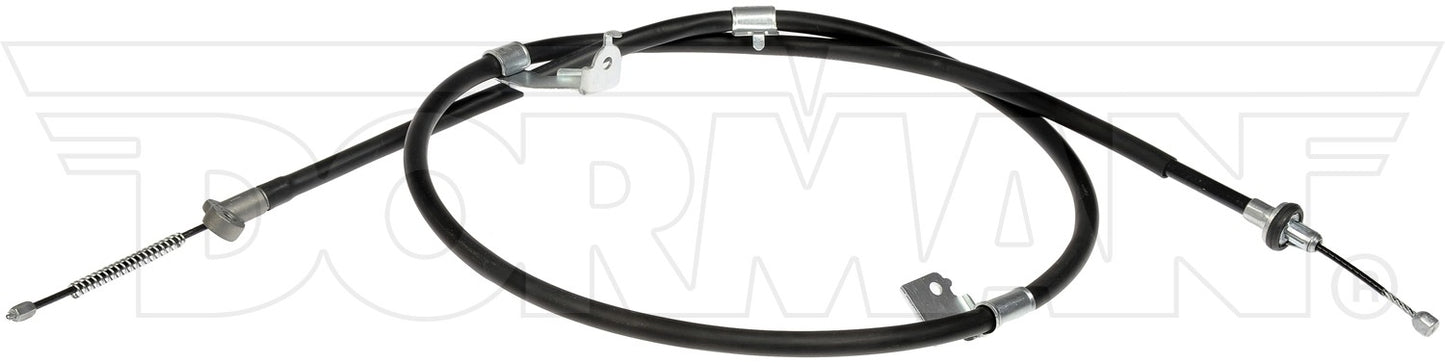 Angle View of Rear Left Parking Brake Cable DORMAN C661456